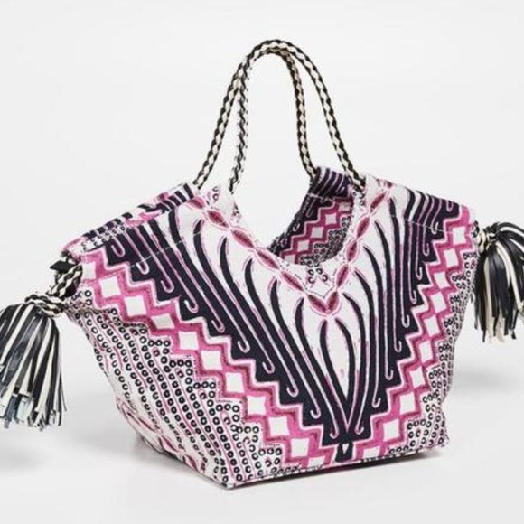 Ulla Johnson Handbags - NEW ULLA JOHNSON MINI Pink LALI TOTE bag